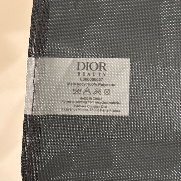 NEW Dior VIP gift Black Geometric Mesh Tote - Picture 7 of 7